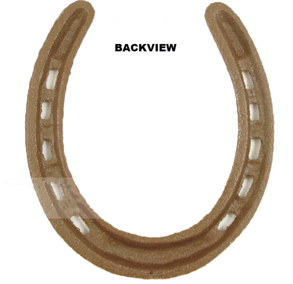 5.5"x 4.75" Lucky Horseshoe Cast Iron Decorative Rustic Brown Western Decor 5 1/2 x 4 3/4 in --Item# 56642
