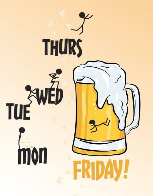 BEER WEEK TIN SIGN METAL ART WESTERN HOME DECOR CRAFT