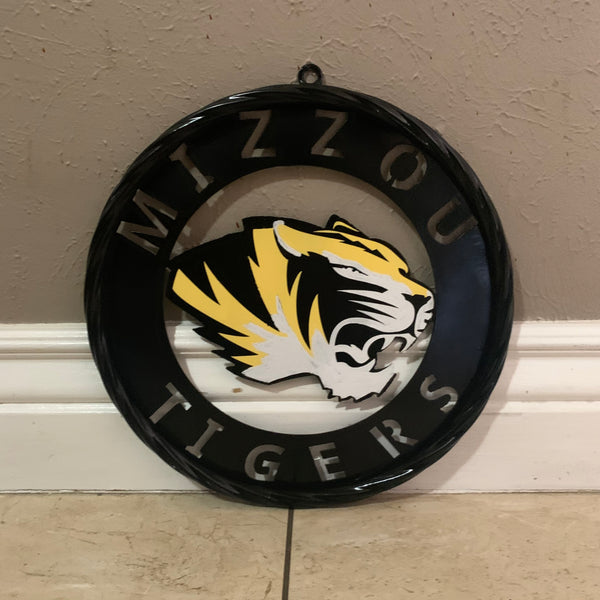 12", 18", 24", 32" MIZZOU TIGERS MISSOURI CUSTOM METAL VINTAGE CRAFT TEAM SIGN HANDMADE