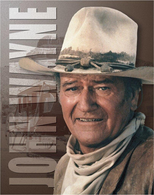 JOHN WAYNE STAGECOACH TIN SIGN CELEBRITY METAL ART WESTERN HOME DECOR HANDMADE CRAFT #1188