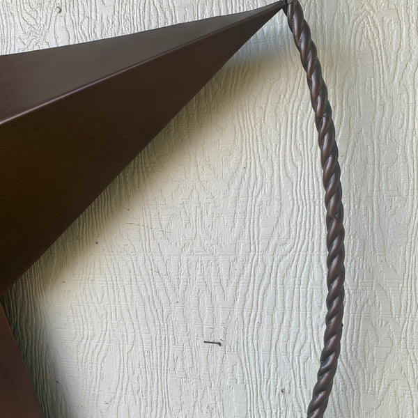 LONE STAR 60" BARN STAR METAL RUSTIC  BRONZE VINTAGE COPPER WALL ART WESTERN HOME DECOR HANDMADE NEW EH10524