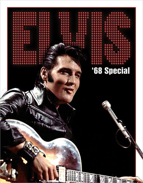 #2302 ELVIS 68 SPECIAL TIN SIGN CELEBRITY METAL ART WESTERN HOME DECOR HANDMADE CRAFT