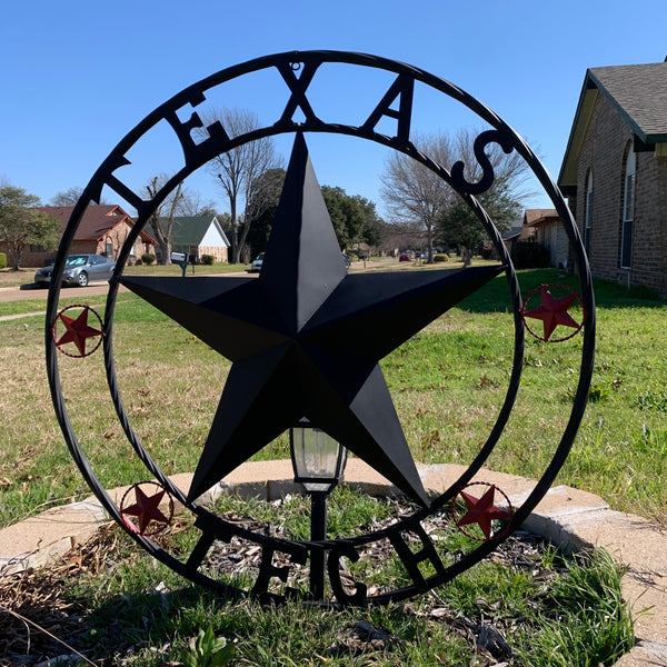 TEXAS TECH BARN STAR METAL LONESTAR CUSTOM VINTAGE METAL TEAM CRAFT ART WESTERN HOME DECOR SIZE:24",32",36",40",50"