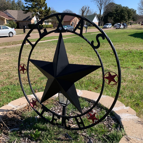 TEXAS TECH BARN STAR METAL LONESTAR CUSTOM VINTAGE METAL TEAM CRAFT ART WESTERN HOME DECOR SIZE:24",32",36",40",50"