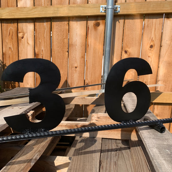 7"H X 36" LONG YOUR CUSTOM NUMBER METAL BARN METAL SIGN WESTERN HOME DECOR
