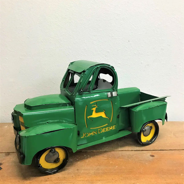 24" MULTI STYLE PICKUP TRUCK METAL GARDEN ART FIGURINE OUTDOOR & INDOOR FARM HOUSE WESTERN HOME DECOR HANDMADE NEW: 24"L X 12"W X 12" H
