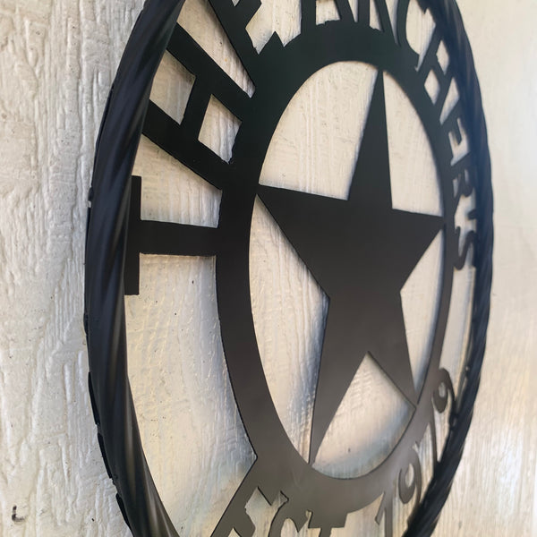 ARCHER STYLE YOUR CUSTOM NAME LASERCUT METAL SIGN WESTERN HOME DECOR HANDMADE ART