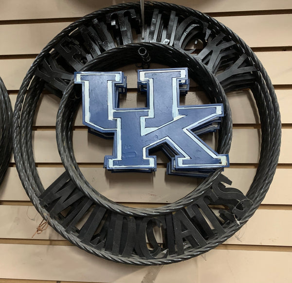 12", 18", 24", 32" KENTUCKY WILDCATS CUSTOM METAL VINTAGE CRAFT SIGN HANDMADE