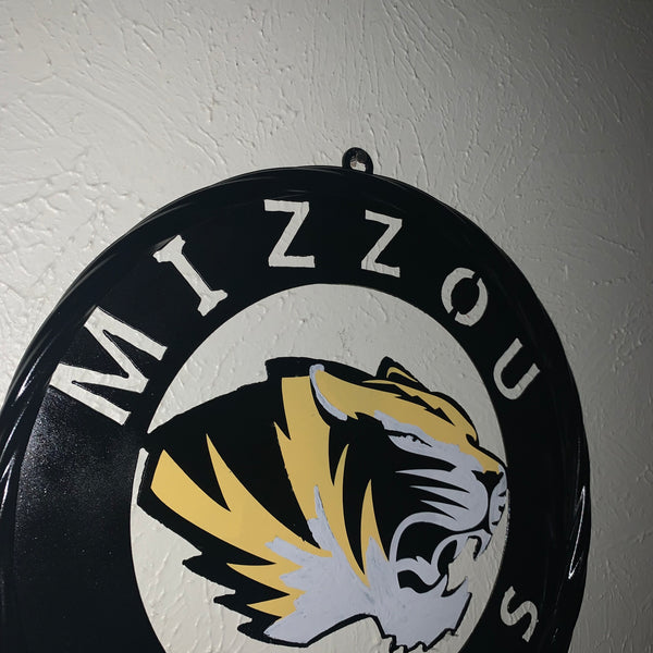 12", 18", 24", 32" MIZZOU TIGERS MISSOURI CUSTOM METAL VINTAGE CRAFT TEAM SIGN HANDMADE