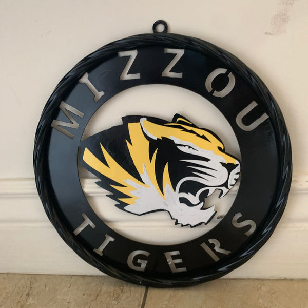 12", 18", 24", 32" MIZZOU TIGERS MISSOURI CUSTOM METAL VINTAGE CRAFT TEAM SIGN HANDMADE