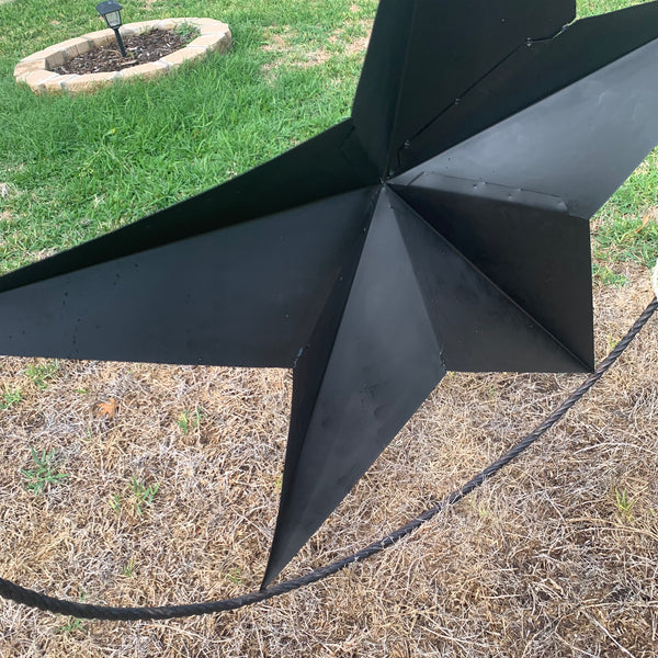 LONE STAR 60" BARN STAR METAL RUSTIC  BRONZE VINTAGE COPPER WALL ART WESTERN HOME DECOR HANDMADE NEW EH10524