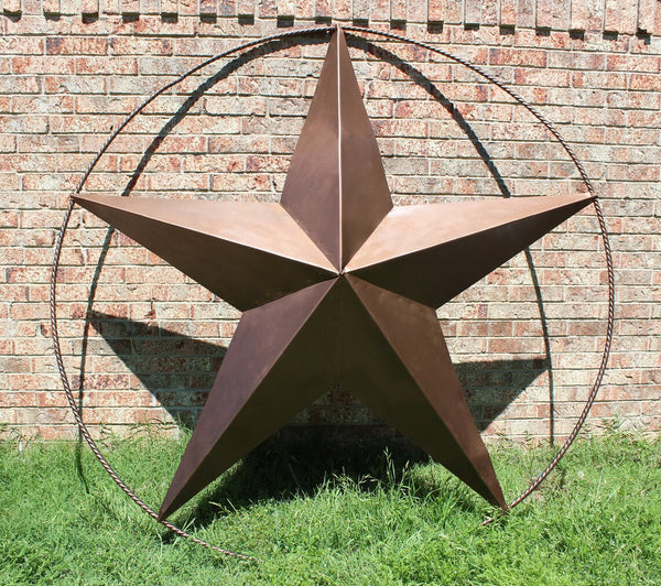 4,5,6,8 FOOT TEXAS GIANT LONE STAR BARN STAR METAL RUSTIC BRONZE COPPER WALL ART WESTERN HOME DECOR HANDMADE NEW #EH10523