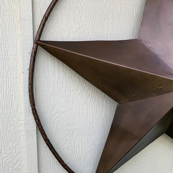 4,5,6,8 FOOT TEXAS GIANT LONE STAR BARN STAR METAL RUSTIC BRONZE COPPER WALL ART WESTERN HOME DECOR HANDMADE NEW #EH10523