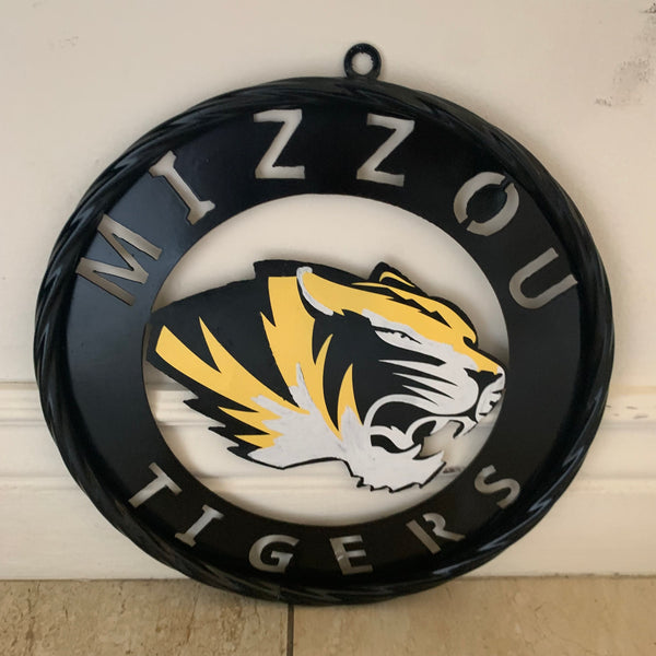 12", 18", 24", 32" MIZZOU TIGERS MISSOURI CUSTOM METAL VINTAGE CRAFT TEAM SIGN HANDMADE