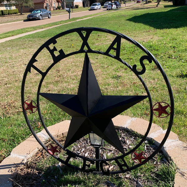 TEXAS TECH BARN STAR METAL LONESTAR CUSTOM VINTAGE METAL TEAM CRAFT ART WESTERN HOME DECOR SIZE:24",32",36",40",50"