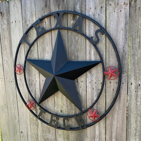 TEXAS TECH BARN STAR METAL LONESTAR CUSTOM VINTAGE METAL TEAM CRAFT ART WESTERN HOME DECOR SIZE:24",32",36",40",50"