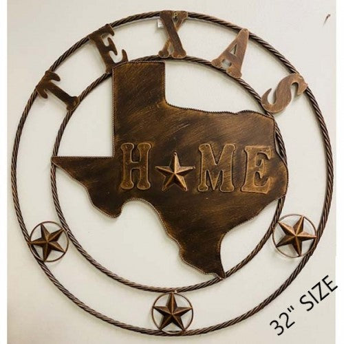 #SI_A18103 TEXAS STATE OF TEXAS MAP METAL SIGN WESTERN HOME DECOR HANDMADE NEW ART 24",32",42"