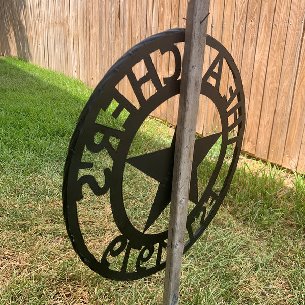 ARCHER STYLE YOUR CUSTOM NAME LASERCUT METAL SIGN WESTERN HOME DECOR HANDMADE ART
