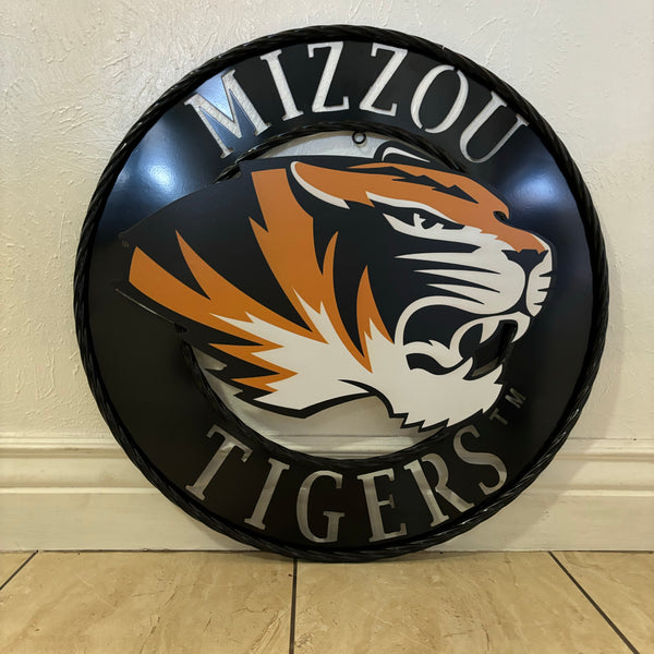 MIZZOU TIGERS MISSOURI CUSTOM METAL VINTAGE CRAFT TEAM SIGN HANDMADE
