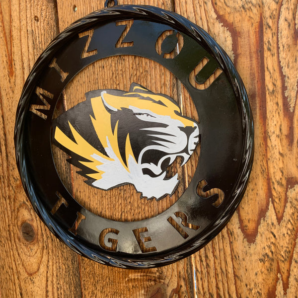 12", 18", 24", 32" MIZZOU TIGERS MISSOURI CUSTOM METAL VINTAGE CRAFT TEAM SIGN HANDMADE