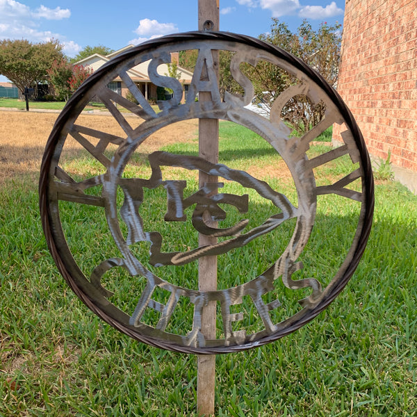 KANSAS CITY CHIEFS RAW METAL CUSTOM METAL LASERCUT VINTAGE CRAFT TEAM DECOR HANDMADE