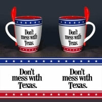 #SI7399-5 TEXAS SPOON & COFFEE MUG WESTERN HOME DECOR BRAND NEW -- FREE SHIPPING