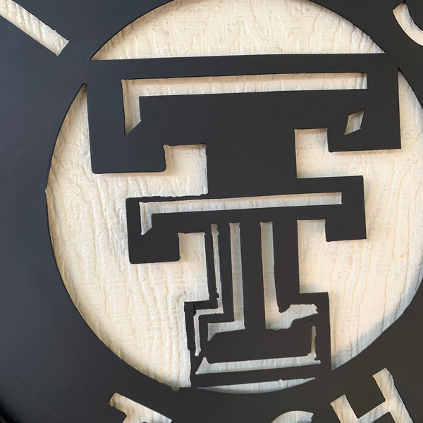 12",18",24",32",36" TEXAS TECH RUSTIC BLACK CUSTOM METAL VINTAGE CRAFT TEAM SIGN HANDMADE TO ORDER
