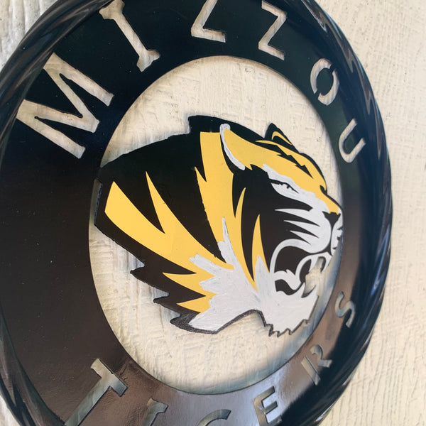 12", 18", 24", 32" MIZZOU TIGERS MISSOURI CUSTOM METAL VINTAGE CRAFT TEAM SIGN HANDMADE