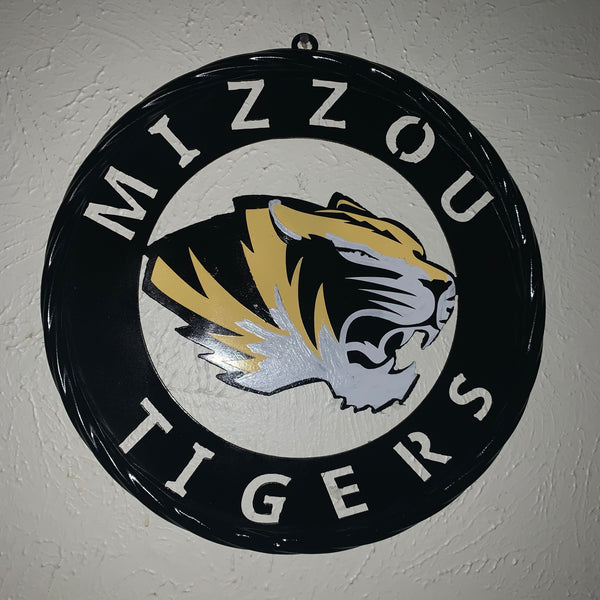 12", 18", 24", 32" MIZZOU TIGERS MISSOURI CUSTOM METAL VINTAGE CRAFT TEAM SIGN HANDMADE