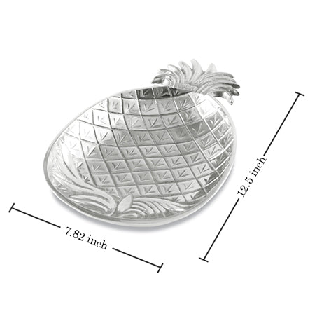 #IH_9461 13" PINEAPPLE BOWL METAL WESTERN HOME DECOR HANDMADE NEW