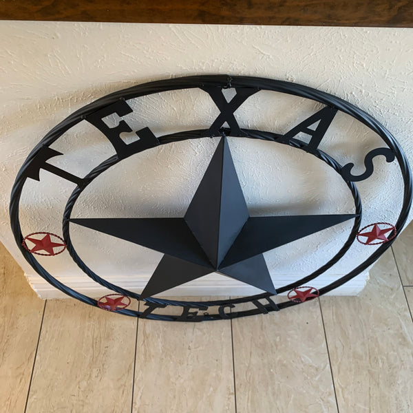 TEXAS TECH BARN STAR METAL LONESTAR CUSTOM VINTAGE METAL TEAM CRAFT ART WESTERN HOME DECOR SIZE:24",32",36",40",50"