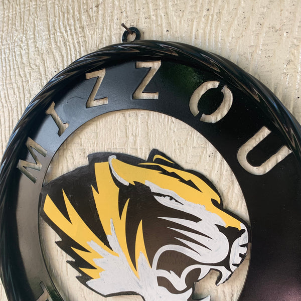 12", 18", 24", 32" MIZZOU TIGERS MISSOURI CUSTOM METAL VINTAGE CRAFT TEAM SIGN HANDMADE