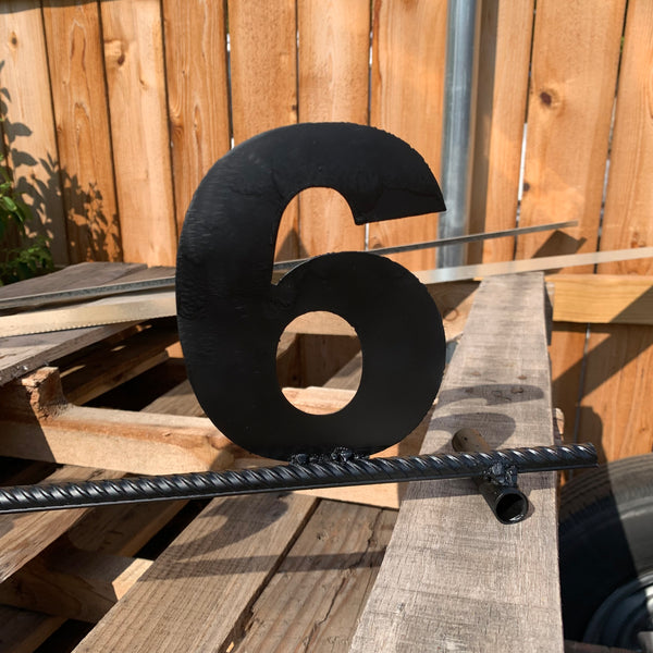 7"H X 36" LONG YOUR CUSTOM NUMBER METAL BARN METAL SIGN WESTERN HOME DECOR