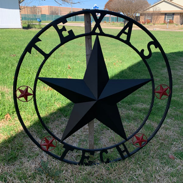 TEXAS TECH BARN STAR METAL LONESTAR CUSTOM VINTAGE METAL TEAM CRAFT ART WESTERN HOME DECOR SIZE:24",32",36",40",50"