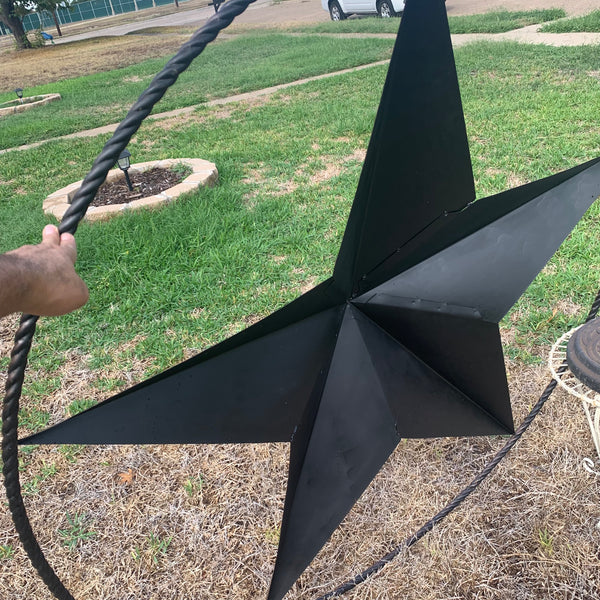 LONE STAR 60" BARN STAR METAL RUSTIC  BRONZE VINTAGE COPPER WALL ART WESTERN HOME DECOR HANDMADE NEW EH10524