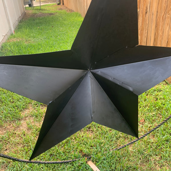LONE STAR 60" BARN STAR METAL RUSTIC  BRONZE VINTAGE COPPER WALL ART WESTERN HOME DECOR HANDMADE NEW EH10524