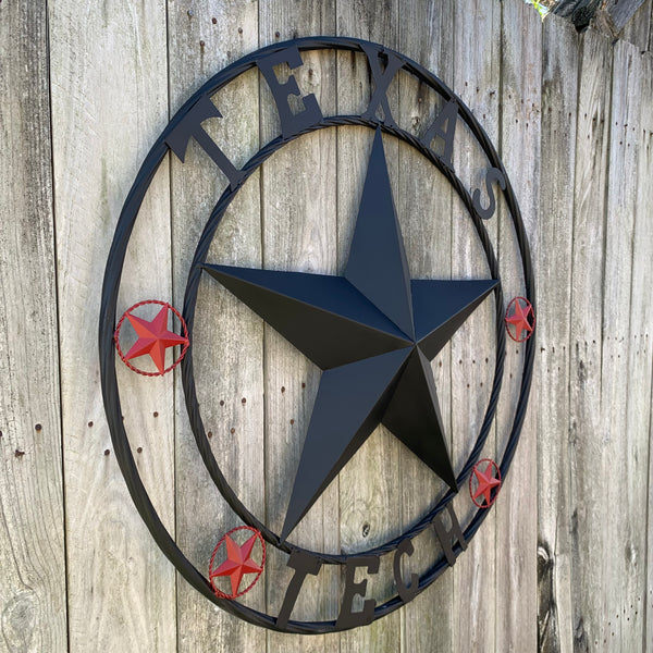 TEXAS TECH BARN STAR METAL LONESTAR CUSTOM VINTAGE METAL TEAM CRAFT ART WESTERN HOME DECOR SIZE:24",32",36",40",50"