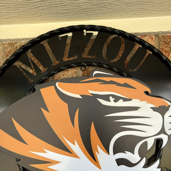 MIZZOU TIGERS MISSOURI CUSTOM METAL VINTAGE CRAFT TEAM SIGN HANDMADE