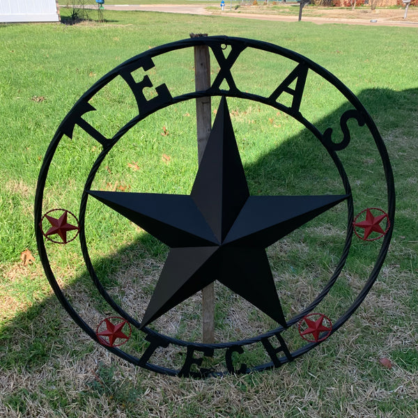 TEXAS TECH BARN STAR METAL LONESTAR CUSTOM VINTAGE METAL TEAM CRAFT ART WESTERN HOME DECOR SIZE:24",32",36",40",50"