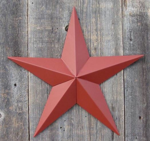 #EH10410 BARN STAR 72",96",120" METAL WALL ART MULTI COLOR WESTERN HOME DECOR HANDMADE