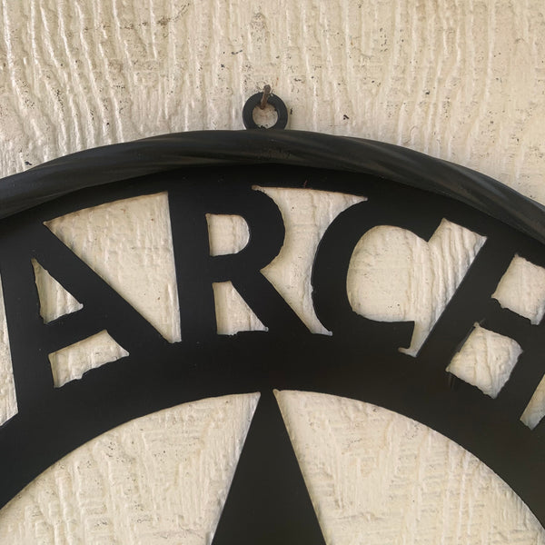ARCHER STYLE YOUR CUSTOM NAME LASERCUT METAL SIGN WESTERN HOME DECOR HANDMADE ART