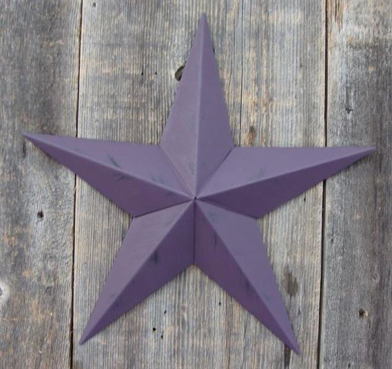 #EH10412 RUSTIC BARN STAR 10",16"24" DISTRESSED METAL WALL ART MULTI COLOR WESTERN HOME DECOR HANDMADE