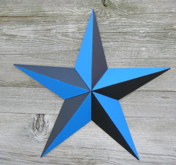 10" to 120" NAUTICAL BARN STAR MULTI COLOR METAL BARN STAR WESTERN HOME DECOR HANDMADE_#AW