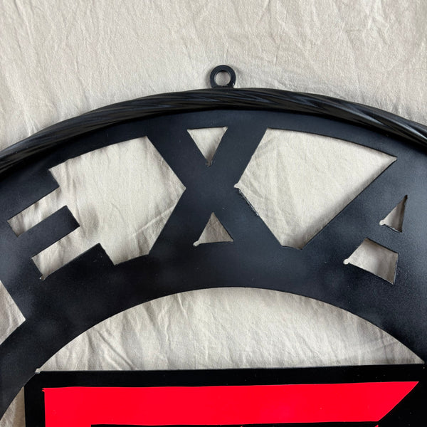 TEXAS TECH CUSTOM METAL VINTAGE SIGN WESTERN HOME DECOR HANDMADE