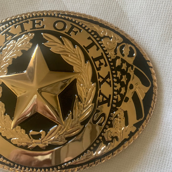 ITEM# LG 6" X 4" LONESTAR STATE ROSE GOLD BELT BUCKLE EXTRA LARGE WESTERN FASHION ART Item#3291-15-S RED_WS BRAND NEW (Copy)
