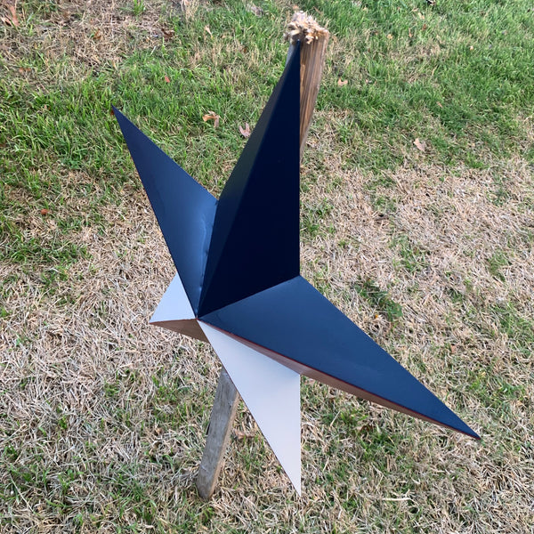 16",24",36" RED WHITE & BLUE METAL BARN STAR METAL WALL ART HANDMADE