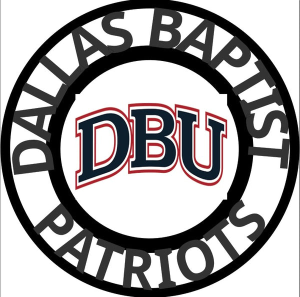 DBU DALLAS BAPTIST CUSTOM RAW METAL VINTAGE CRAFT TEAM SIGN WESTERN HOME DECOR HANDMADE