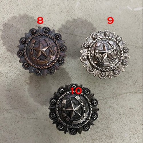 DRAWER PULL KNOB HANDLE CAST IRON METAL CABINET DRAWER PULL WESTERN HOME DECOR NEW