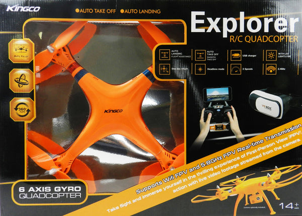 #K88HW LARGE 20" EXPLORER DRONE WITH WIFI-CAMERA WESTERN RC TOYS USA NEW