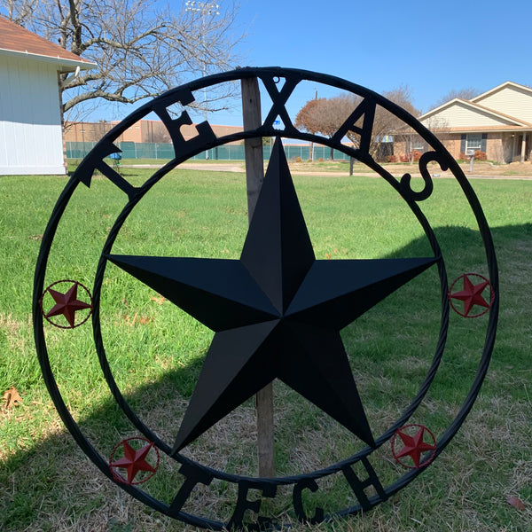 TEXAS TECH BARN STAR METAL LONESTAR CUSTOM VINTAGE METAL TEAM CRAFT ART WESTERN HOME DECOR SIZE:24",32",36",40",50"